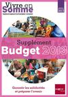 Le supplément budget - 2013