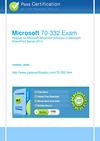 70-332 Exam Free PDF Demo