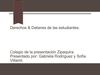Derechos & Deberes de las estudiantes.