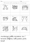 elements del paisatge per omplir i copiar