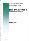 Rapport assainissement 2012