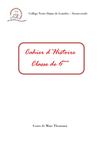 Cahier numérique Histoire 6ème
