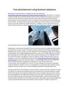 Free advertisement using Business telephone
