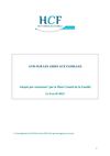 Avis du HCF sur les aides aux familles