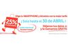 Elige smartphone y tarifa con 25% de descuento 