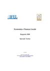Economia e Finanza Locale Rapporto 2008 Speciale Torino