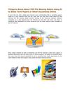 Things To Know About P2P File Sharing Before Using It To Share Term Papers Or Other Documents Online