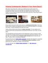 Infusing Contemporary Designs In Your Home Decor