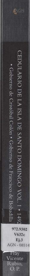 VOL 31. Cedulario de la isla de Santo Domingo, Vol I: 1492-1501. Fray Vicente Rubio.pdf