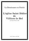 La Renaissance en Parisis - L'église Saint Didier de Villiers-le-Bel par Charles Terrasse, 1921.