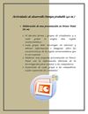 Actividades de desarrollo
