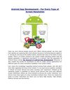 Android App Development - For Every Type of Screen Resolution