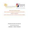 Créer et innover Master 2 MEF Recherche
