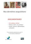 Nouvelles acquisitions - Documentaires : Art, Photos, Cinéma