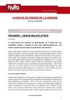Revue de presse de la semaine du 21 au 25 Novembre 2011