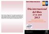 Día Internacional del Libro 2013, Biblioteca Pública Provincial de Jaén