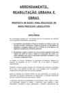 ARRENDAMENTO, REABILITAÇÃO URBANA E OBRAS