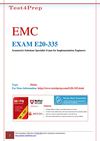 E20-335 Exam Free PDF Demo