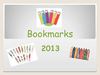 Bookmarks 2013