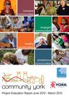 Community York Project Report 2013
