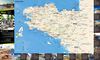 Brittany tourist map