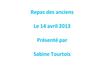 Le repas des anciens 2013 par Sabine Tourtois
