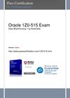 Oracle 1Z0-515 Test Free PDF Demo