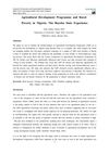 Agricultural Development Programme and Rural