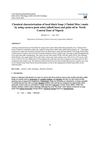 Chemical characterization of local black Soap ( Chahul Mtse ) made by using cassava peels ashes (alkali base) and...