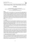 African Concept of Time, a Socio-Cultural Reality in the Process of Change