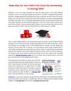 Make Way For Your Child In His Future By Contributing To Heritage RESP