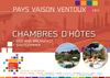 GUIDE CHAMBRES D'HÔTES 2013 - Office de Tourisme Pays Vaison Ventoux