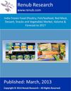 India Frozen Food (Poultry, Fish/Seafood, Red Meat, Dessert, Snacks and Vegetable) Market, Volume & Forecast to 2017