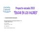 PROYECTO ESCUELA 2013