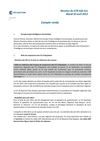 GTR Informations Economique du 23 avril 2013
