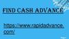 Find Cash Advance