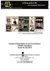 Rapport du Conseil d'orientation et de coordination du CRARC - 16 mai 2013