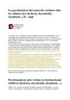 La psychanalyse fait aussi des victimes chez les enfants dys (dyslexie, dyscalculie, dysphasie...) fr - angl