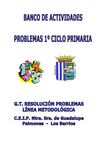 PROBLEMAS PRIMER CICLO. CATALOGADOS Y SEPARADOS.