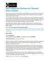 Gas Turbines Market for Thermal Power, 2013