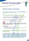 RESOUDRE CERTAINS LITIGES