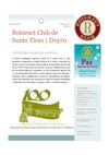 Newsletter do Rotaract Club de Santo Tirso | edição 3 | abril de 2013