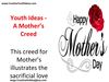 Youth Ideas - A Mother’s Creed