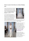Ecoute le conte de fées d'Oscar de la Renta Printemps 2014