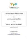 Pau Pyrénées Tourisme - Les hébergements - Liste des locations saisonnières et chambres d'hôtes