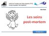 Les soins postmortems