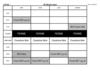 Planning CDI semaine B