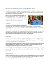 Planning the Entertainment for a Child’s Birthd