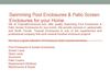 Swimming Pool Enclosures & Patio Screen Enclosures for Your Home