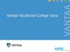 Varia and vocational education 2013